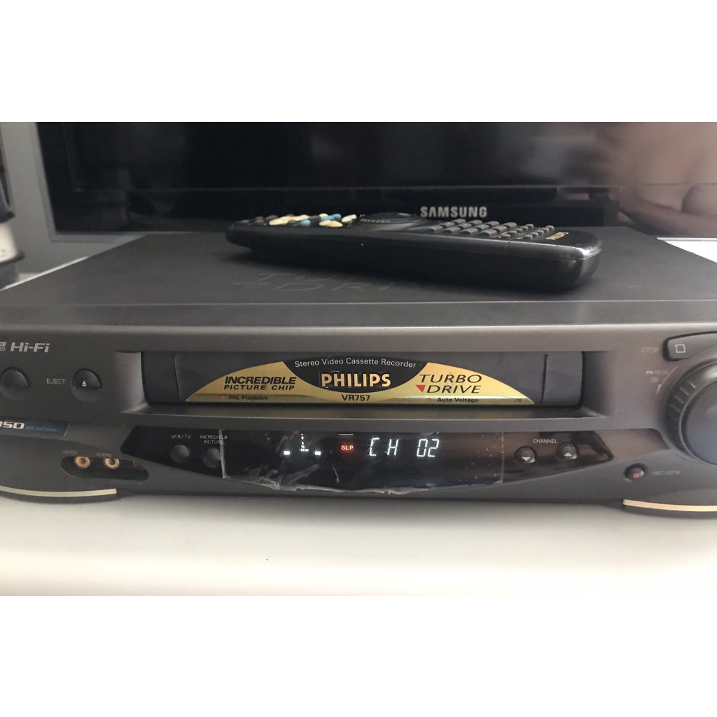 Video Cassete Philips Vr757 6 Cabeças Estéreo Hifi