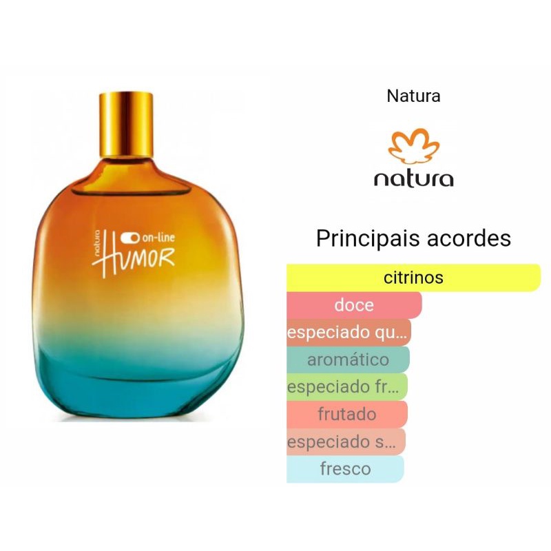 Perfume Natura Humor On-Line Masculino 75ml | Shopee Brasil