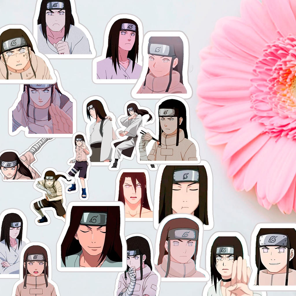 Adesivos Neji Hyuuga Anime Naruto Classico e Shippuden | Shopee Brasil