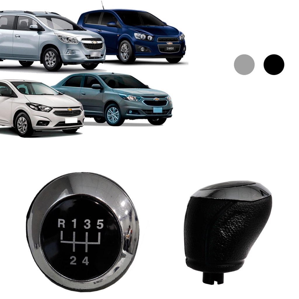 Manopla de Câmbio Onix Prisma Cobalt Spin Sonic 2013 À 2019 Tipo B em Oferta na Shopee