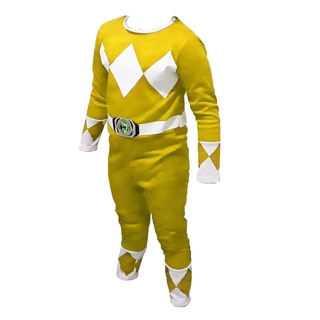 Fantasia Infantil Roupa Power Rangers Amarelo Shopee Brasil