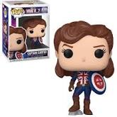 FUNKO POP MARVEL WHAT IF ? CAPTAIN CARTER 870 NOVO ORIGINAL