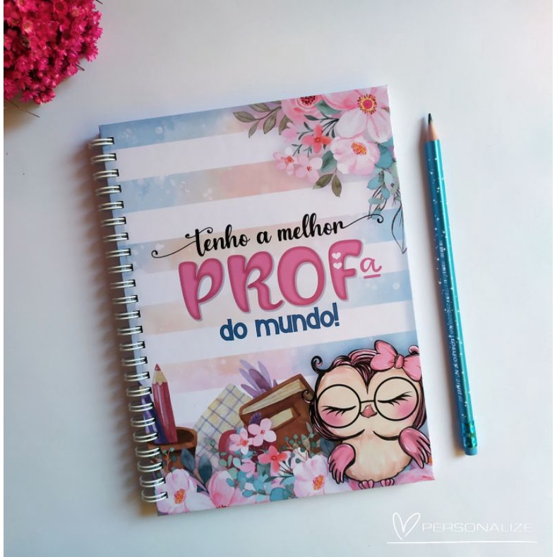 Caderno Dia dos Professores - Lembrança Professor/Professora