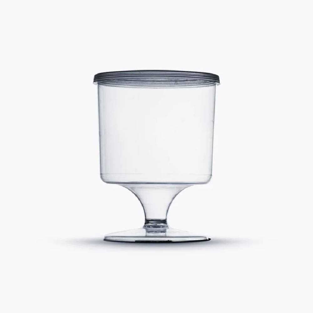 Taça PIT 150 com Tampa - 05 unidades - Plastilânia - Rizzo