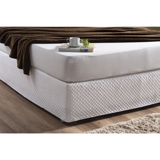 Saia Box Matelada Ultrassonica com Elástico e Viés Solteiro, Casal, Queen, Promoção Envio Imediato