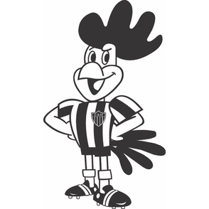 Adesivo Decorativo Mascote Time Do Atletico Mg - Galo