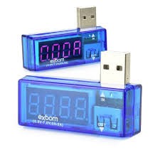 TESTADOR DE VOLTAGEM E AMPERAGEM DE PORTA 100% ORIGINAL  USB PRODUTO DE ALTA QUALIDADE 100% ORIGINAL 01 UNIDADE AZUL