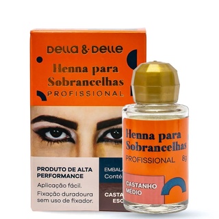 Henna Para Sobrancelhas Della E Delle 8g Profissional