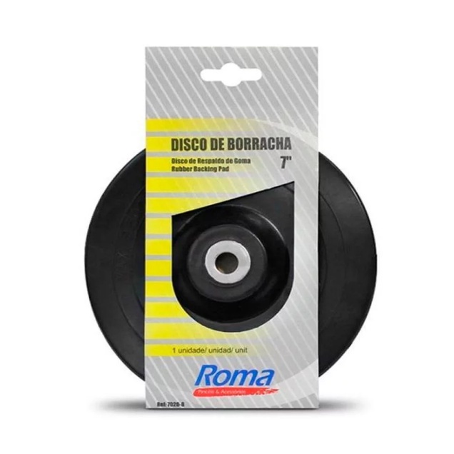 Disco De Borracha 7 Polegadas ROMA em Oferta na Shopee
