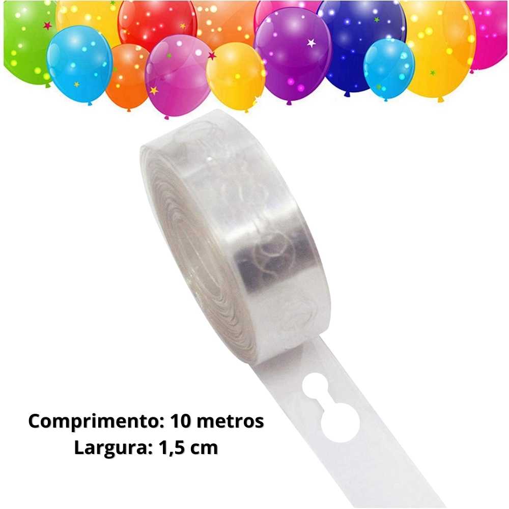Fita para Balões - Arco Desconstruído 10 Metros em Oferta na Shopee