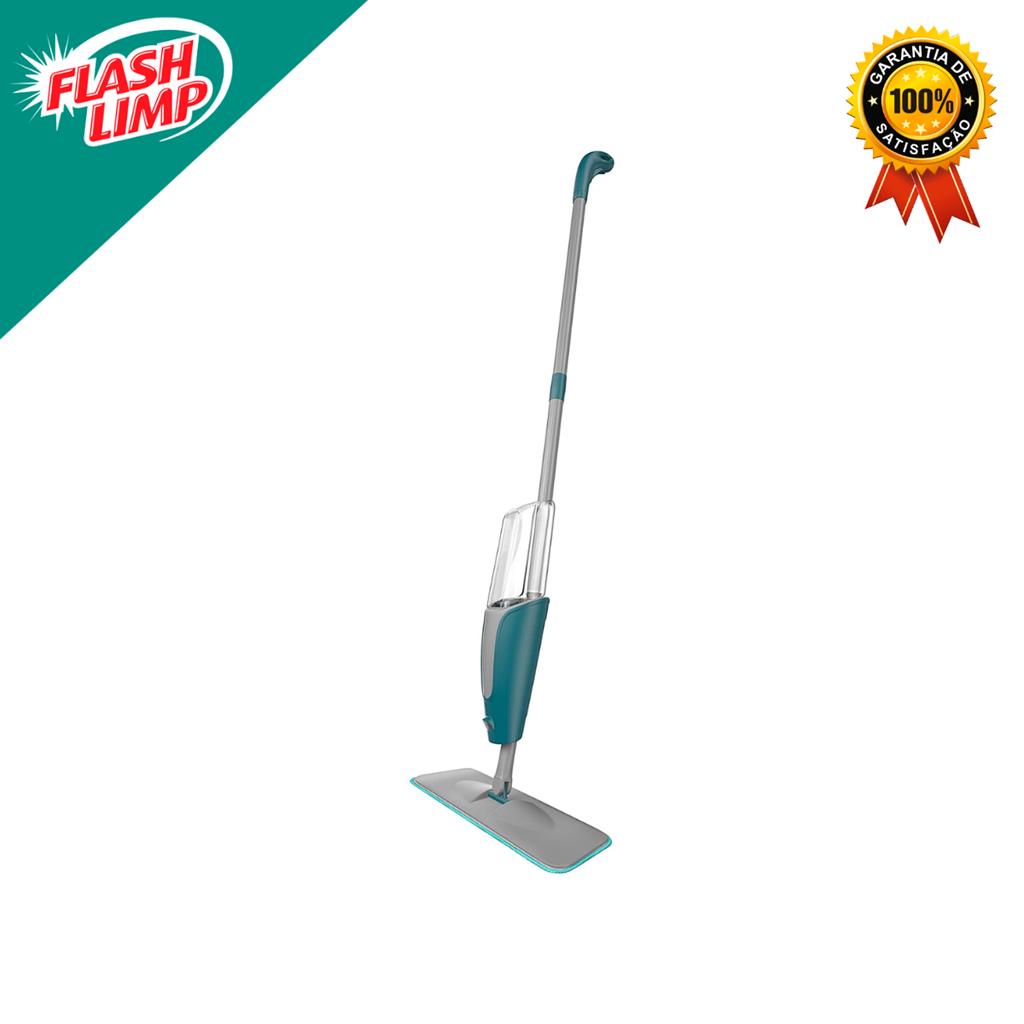 Mop Spray com Dispenser de 400 ml, Borrifa, Limpa e Seca, MOP7800, Flash Limp