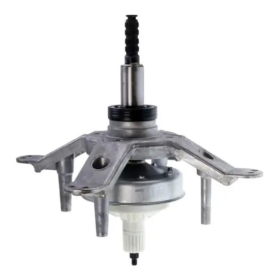 Kit mecanismo eixo curto fundo do cesto inox W11300678 / W10463803 Original