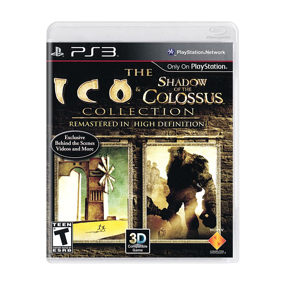 The Ico e Shadow of The Colossus Ps3 - Mídia Física Original