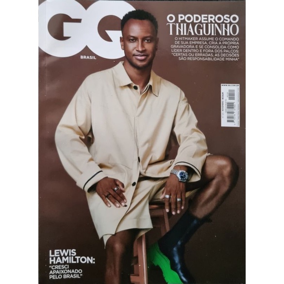 Revista GQ Edição 120 Novembro 2021 O Poderoso Thiaguinho