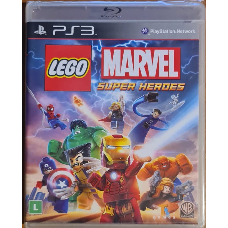 Jogo Lego Marvel Super Heroes Playstation 3 Ps3 - Original Mídia Física (Lacrado)