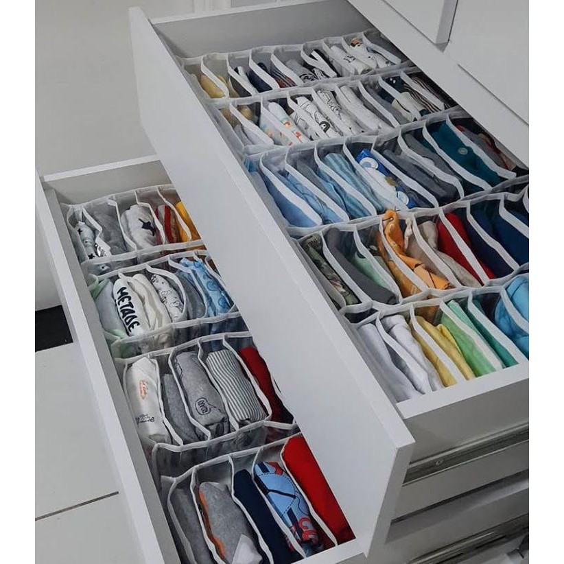 kit 8 Colmeia organizadora para de gavetas/cuecas/calcinhas/meias/ou baby (2P+2G+4M) - Org...