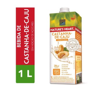 Bebida Vegetal Nature´s Heart Castanha de Caju 1L
