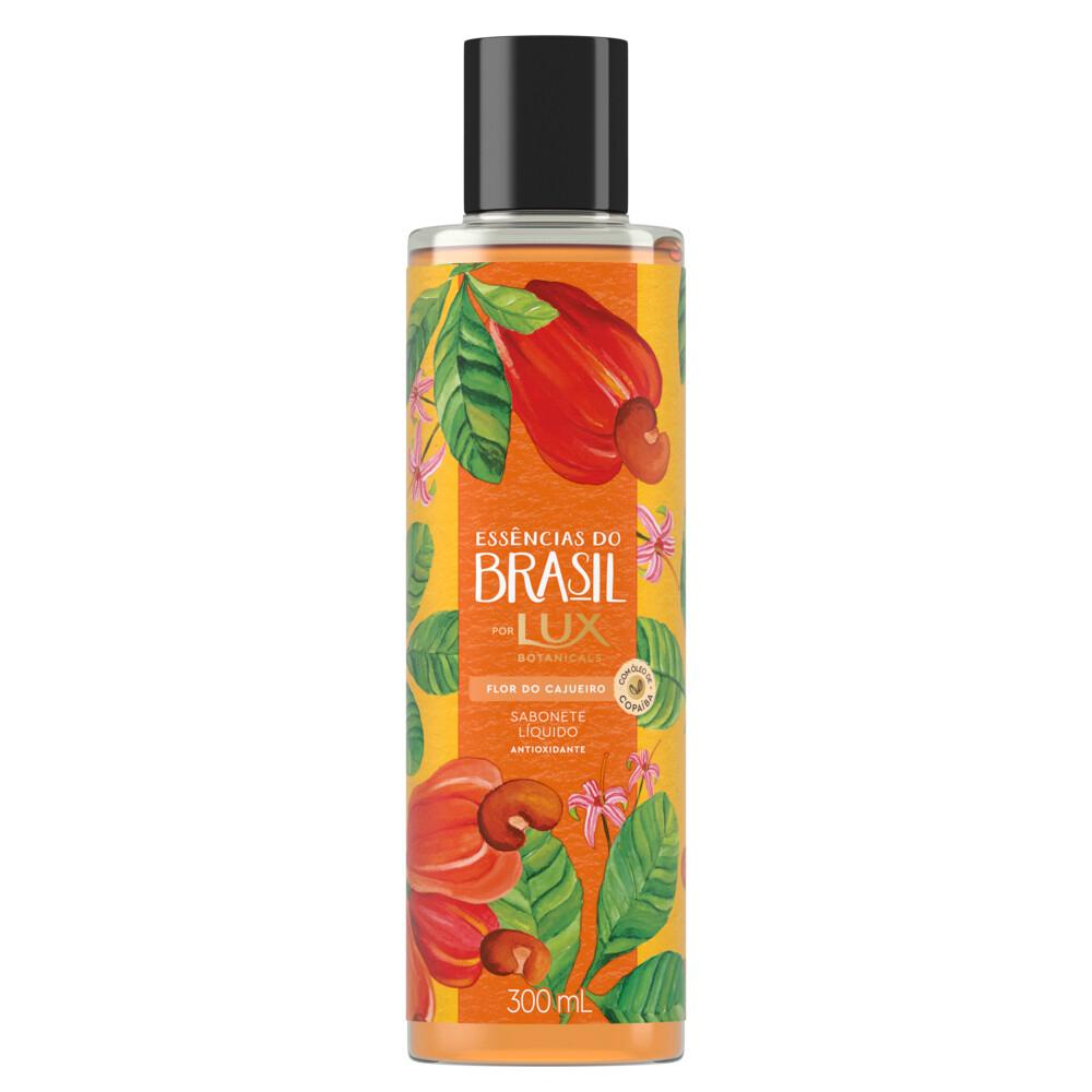 Kit com 3 Sabonetes Líquido Lux Essências do Brasil Flor do Cajueiro 300ml · foto 2