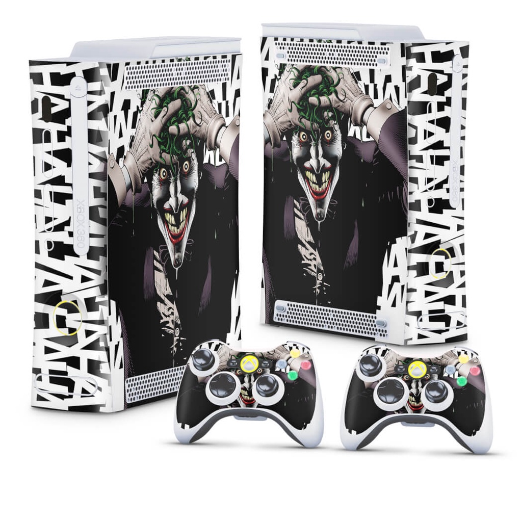 Skin Xbox 360 Fat Arcade Adesivo - Joker Coringa