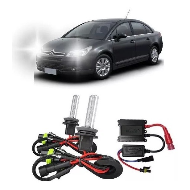 Kit Xenon Citroen C4 Pallas 06/13 Farol Baixo H7 8000k.