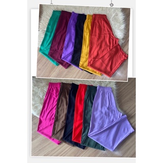 Calça de Viscose Lisa em Oferta na Shopee