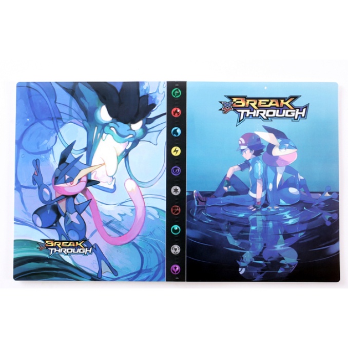 Álbum Pokémon - Pasta Porta 240 Cartas Greninja Ash