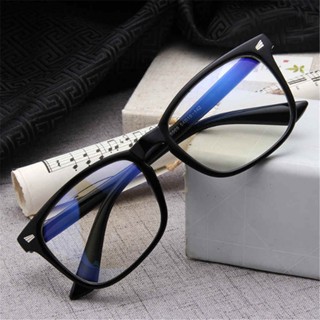 Armação de Óculos Feminino e Masculino Unissex Com Lentes Anti Luz Azul Proteção Valoriza o Rosto Resistente e Flexível em Oferta na Shopee