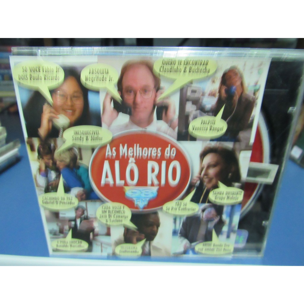 Cd As Melhores do Alô Rio Som Livre Raro Claudinho & Buchecha Sandy & Junior Paulo Ricardo — R$ 14,00 em Shopee