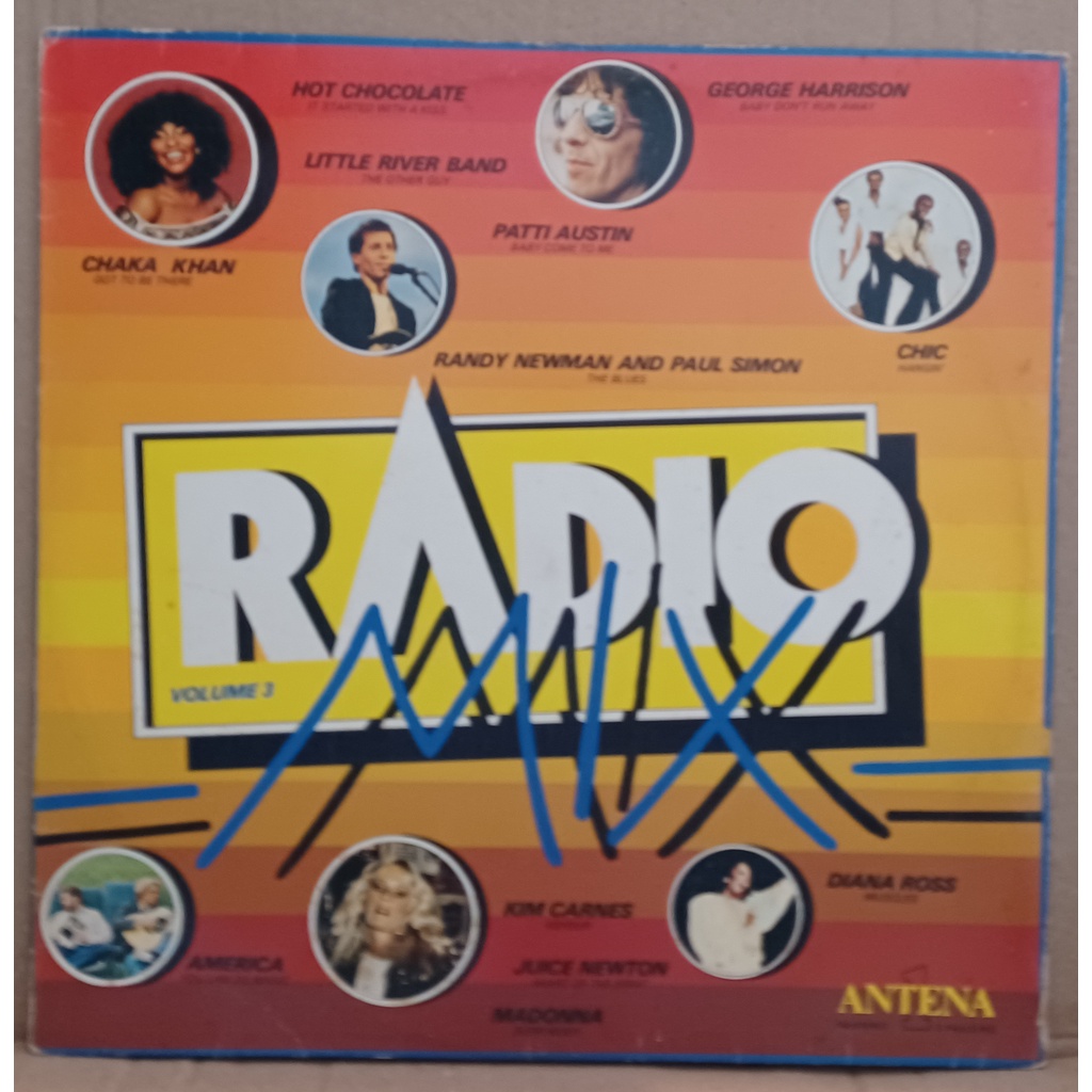 LP Disco De Vinil Radio Mix - Antena 1 - LP Excelente Capa Muito Boa Ler Descrição