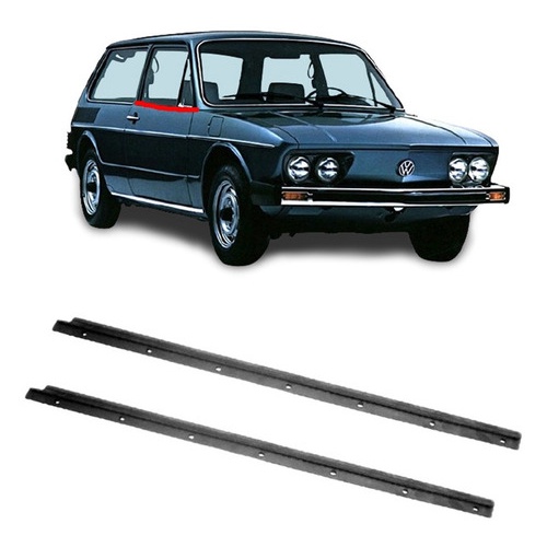 Kit Borracha Vidro Pestana Externa Porta Brasilia Variant 2 em Oferta na Shopee