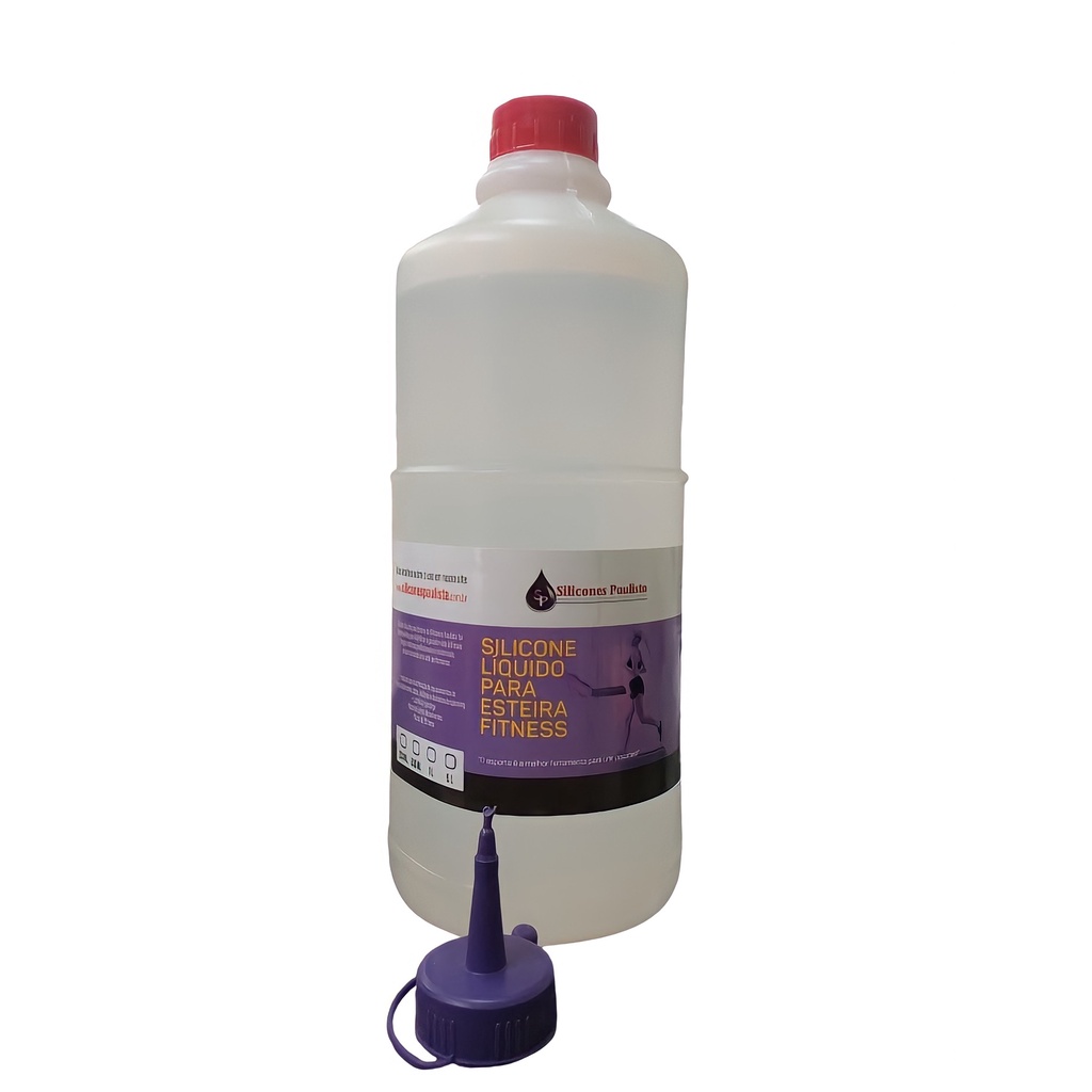 Silicone Especial Liquido de 1L Para Lubrificar Esteira Elétrica 100% Puro