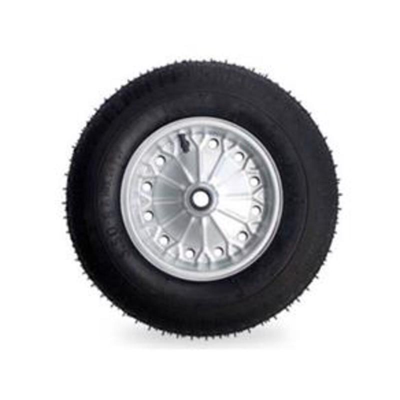Roda para Carrinho de Mão Pneu e Câmara 3,25x8" com Rolamento METALOSA