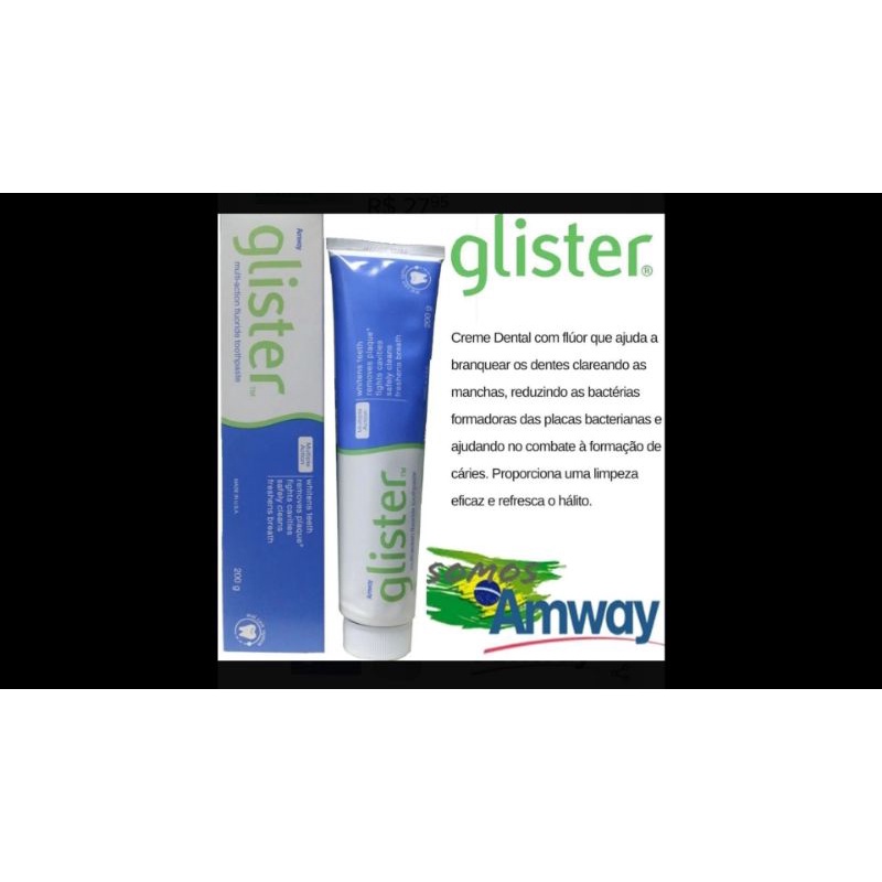 Creme Dental Glister Original Amway Precos Promocoes Jul 2022 Biggo Brasil