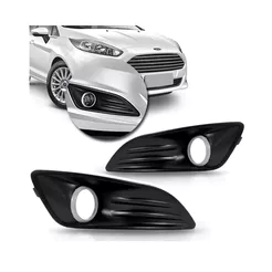 Grade Milha New Fiesta 13 14 15 16 Dianteira Aro Cinza