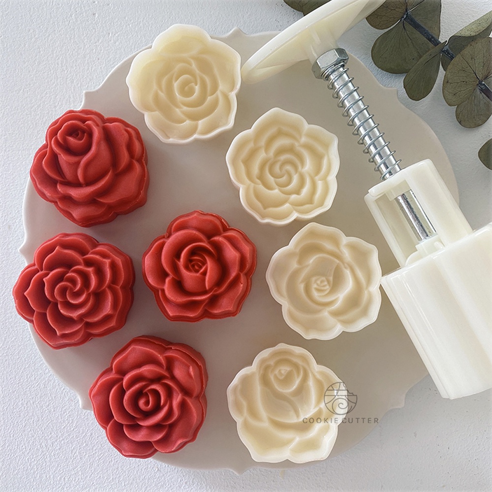 4 Pçs/Conjunto Molde Em Formato De Rosa 30g/50g Para Dia Dos Namorados/Decoração DIY/Utensílios De Cozinha