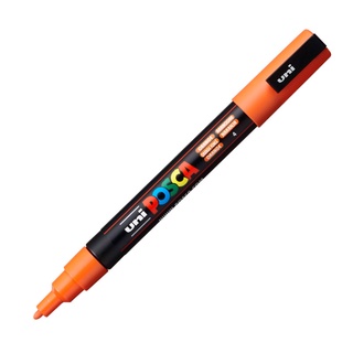 Caneta Posca PC-3M laranja claro Uni-Ball