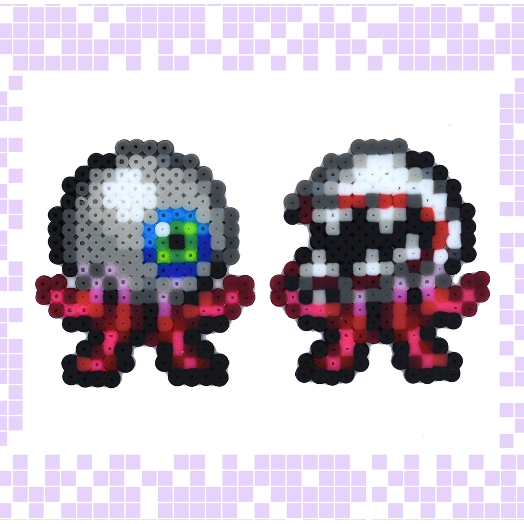 Terraria King Eye of Cthulhu Pets Chaveiro, Brincos, Broche, Imã ou Figura Pixel Art Perler Bead