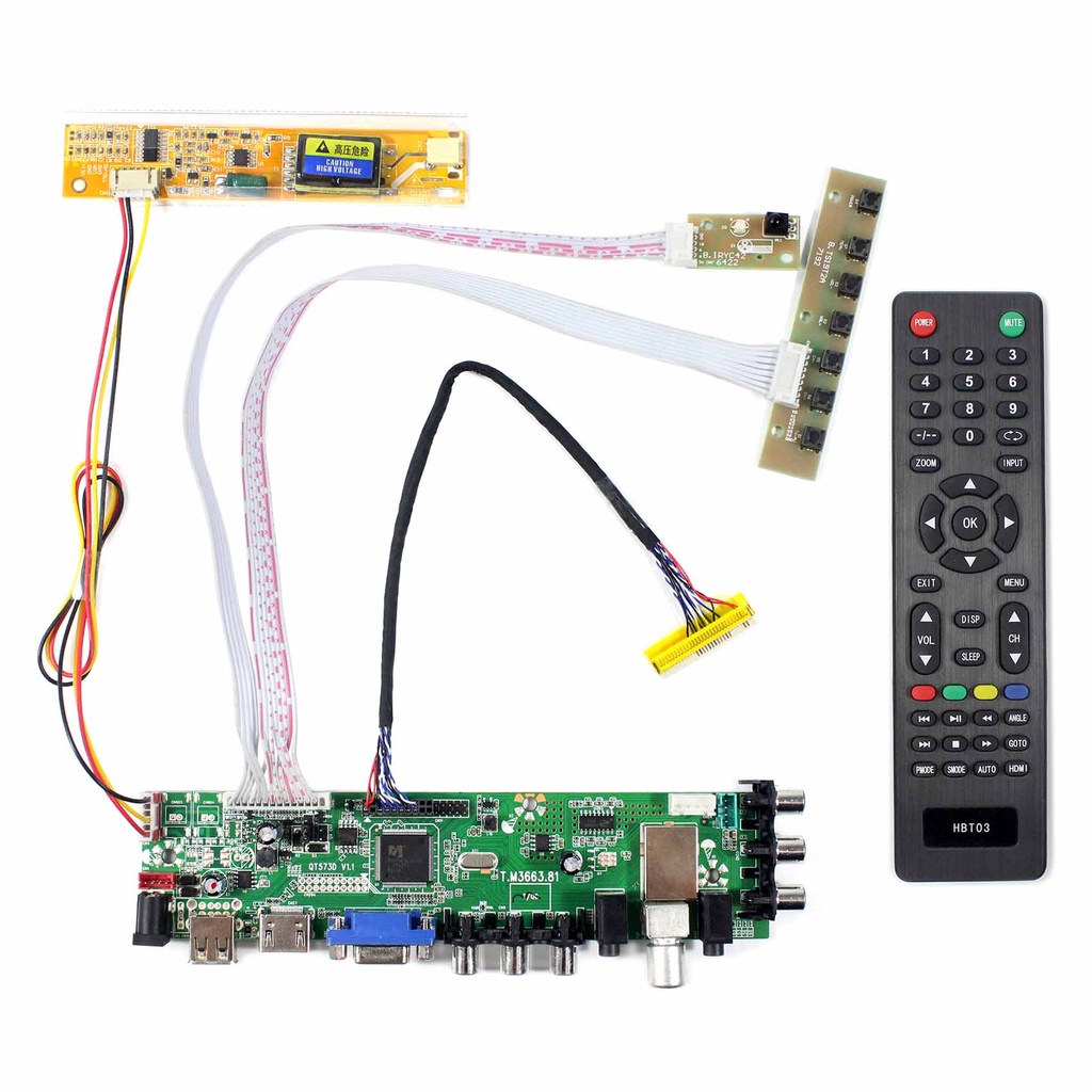 Placa Controladora LCD Para 14.1 "LTN141AT01 / 14 LP141WX1 / 3 B141W01 / 04 M141NWW1 Ciaa141Wb02 N141I1 QD14TL01 15.4" B154W01 / 02 / 03 / 04 / 06 / 08 Ltn154W01 / 07 / 10 LTN154W1-L01 N154I3-L02 LP154W01 / 07 / 10 LTN154W1-L01 LTN154W1-L01 N154I3-L02 LP1