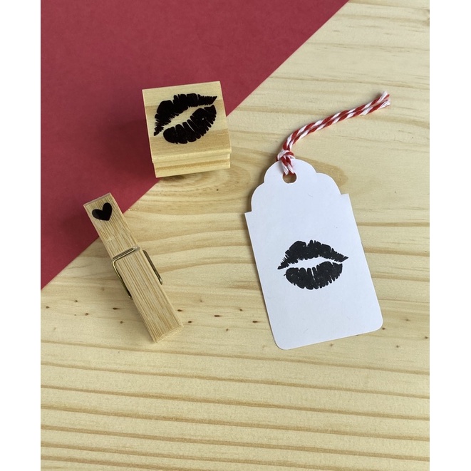 Carimbos Artesanais Tema Beijo | Shopee Brasil