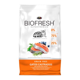 Ração Biofresh Gatos Castrados - 7,5Kg em Oferta na Shopee