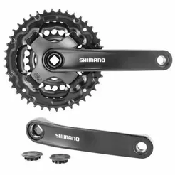 Pedivela Engrenagem Shimano Tourney FC-TY301 Coroa Tripla 24/34/42