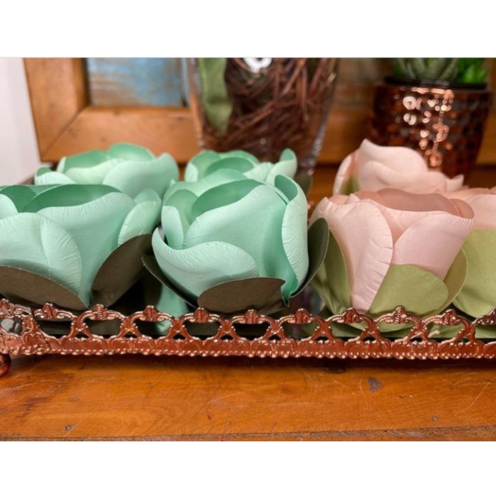 Forminhas Para Doces, Casamentos, Aniversários, Festa - Modelo BOTÃO DE ROSA  200 Unidades!!!