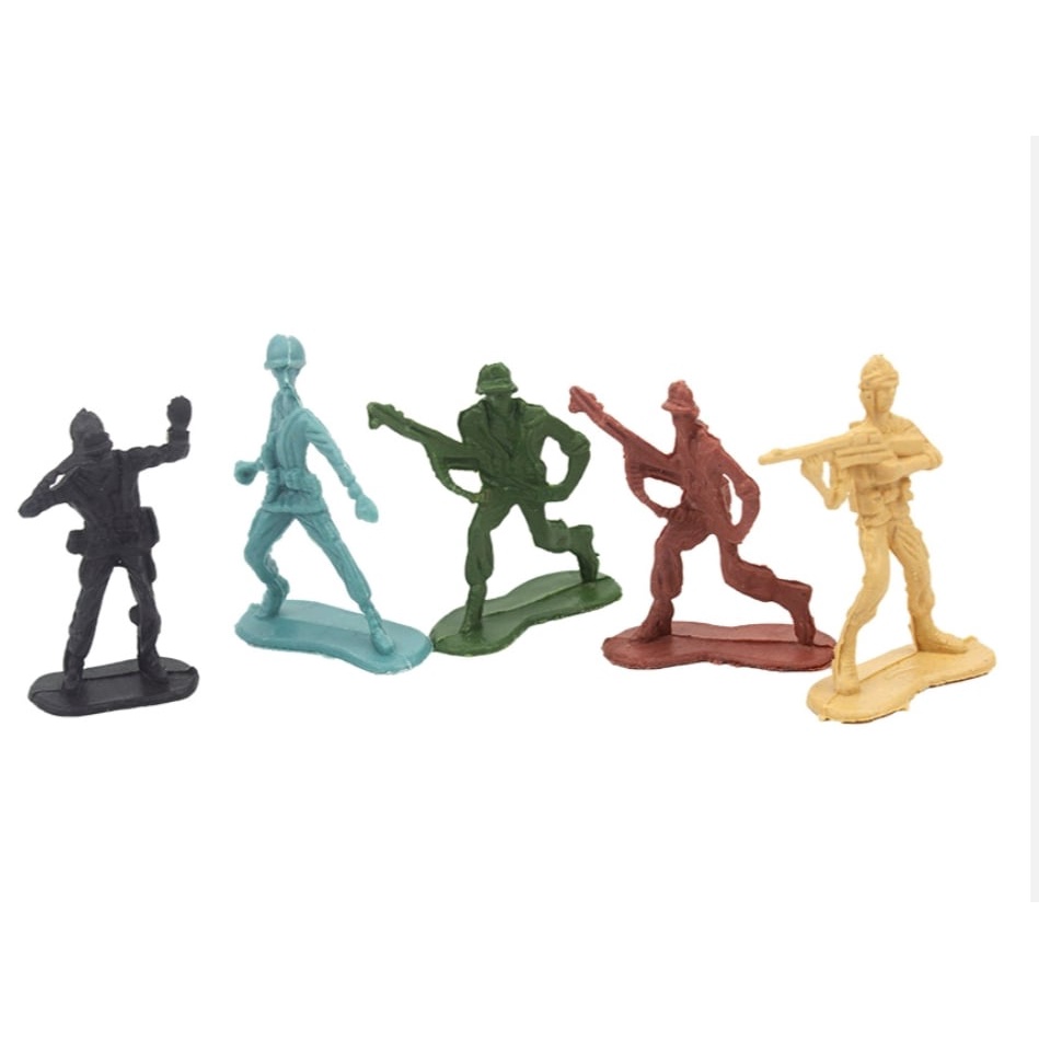 SOLDADINHOS DE PLÁSTICO BONECO MILITAR SOLDADO DE GUERRA EXÉRCITO
