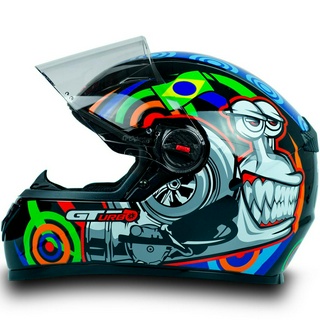 Capacete Para Moto FW3 GT Turbo Preto Tamanho 60