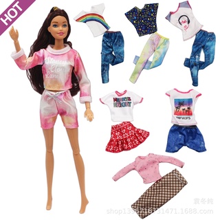 30cm Boneca Barbie Brinquedo/Conjunto Duas Peças Saia De Menina ✨ Sumao