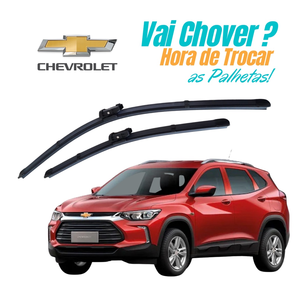 Par de Palhetas do Limpador de Parabrisa Dianteiro GM Tracker 2020 2021 2022 PROMOÇÃO em Oferta na Shopee