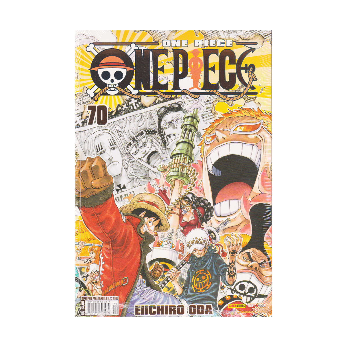 Manga One Piece Volume 70 Arco Dressrosa Shopee Brasil