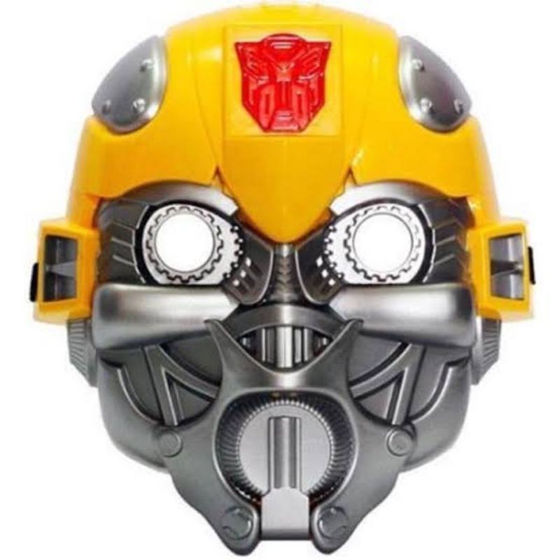 Máscara de brinquedo robô Bumblebee dos Transformers - Escorrega o Preço
