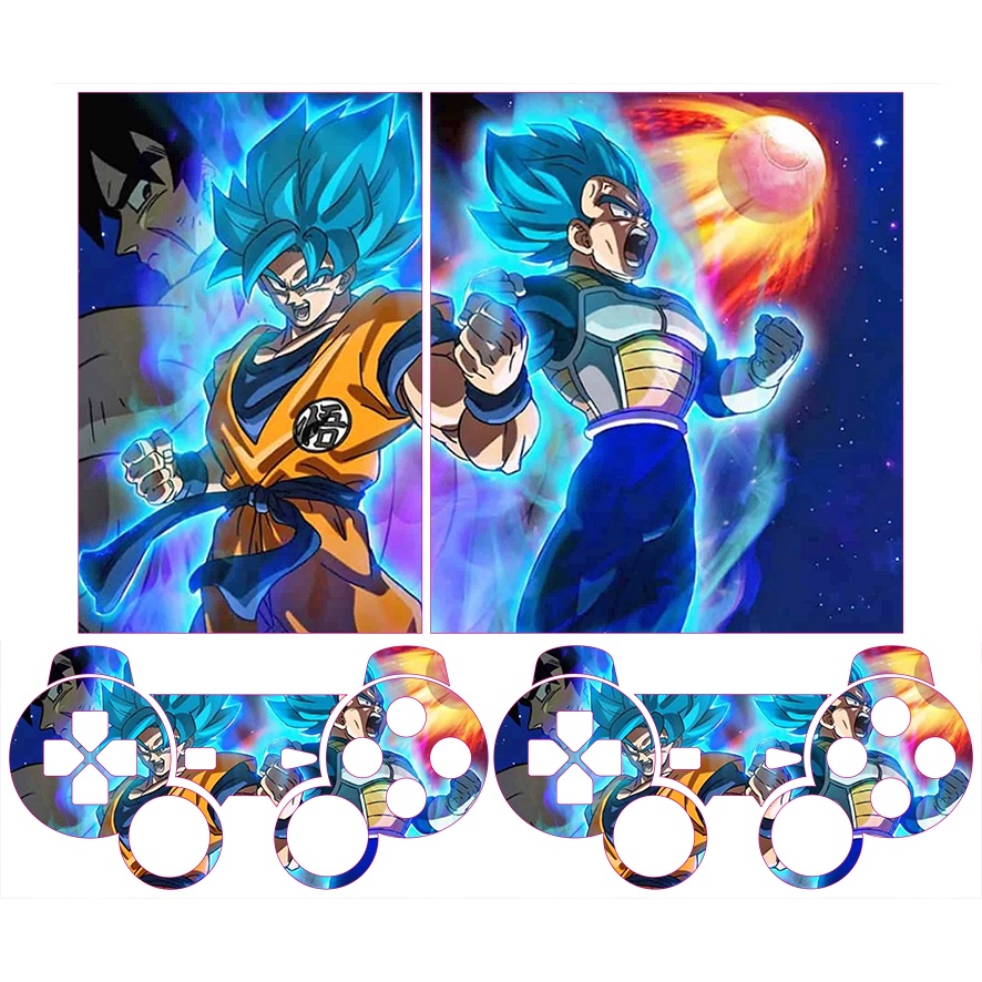 Skin Adesiva PS2 Slim - Dragon Ball Z em Oferta na Shopee