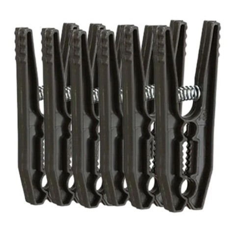 Pregador prendedor de plástico grande com 36 unidades